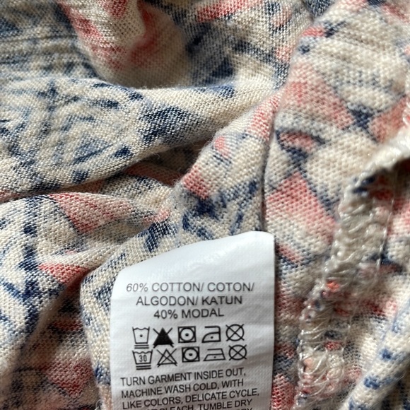 Lucky Brand Aztec soft cotton belted tank dress - Picture 8 of 9